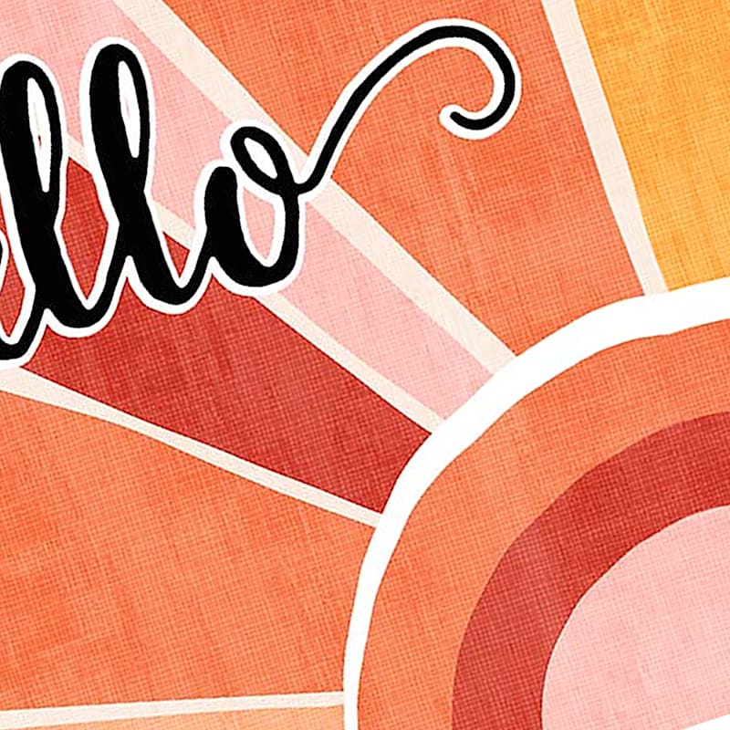 Hello Sunshine Rubber Doormat, 18x30