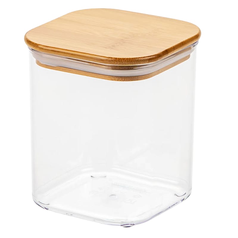 Food Storage Container with Bamboo Lid, 37.2oz, Sold by at Home