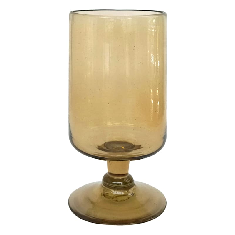 Honeybloom Recycled Glass Water Goblet