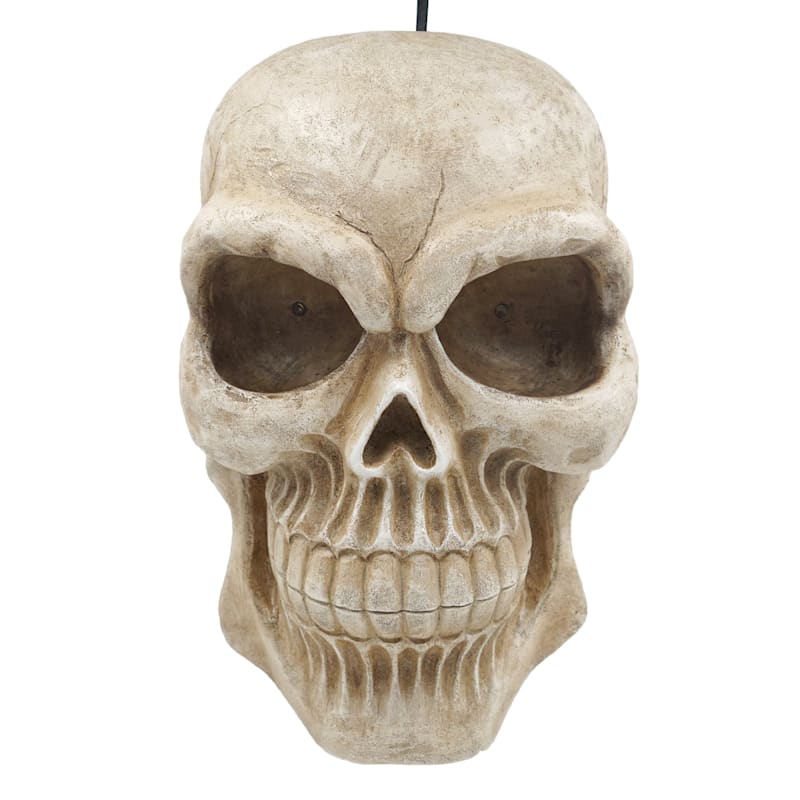Light-Up Skull Halloween Wall Decor, 8x12