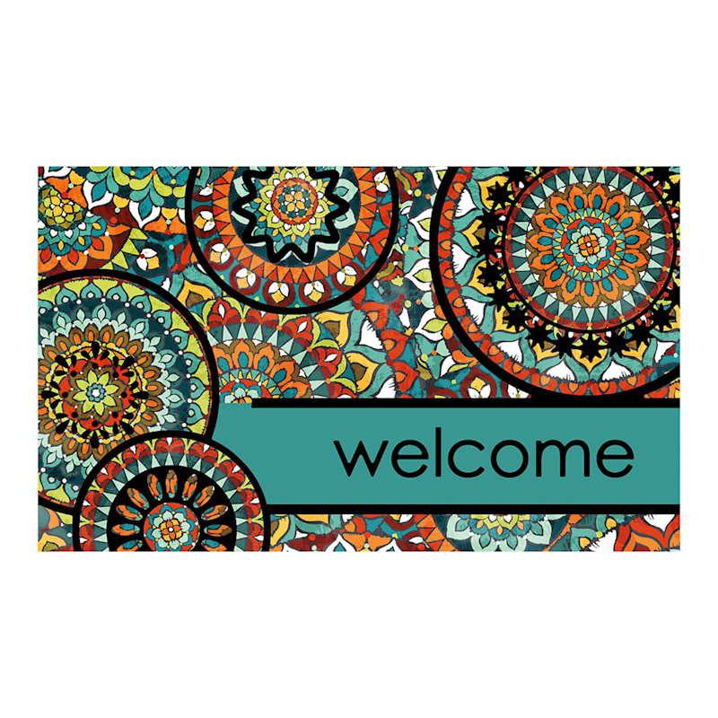 Bohemian Welcome Doormat, 18x30