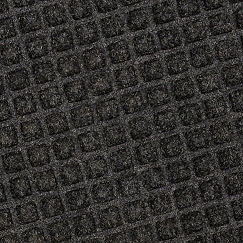 Waffle Black Doormat + Reviews