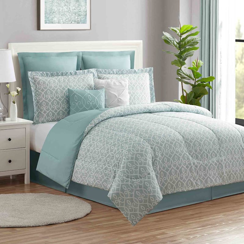 Aqua comforter outlet