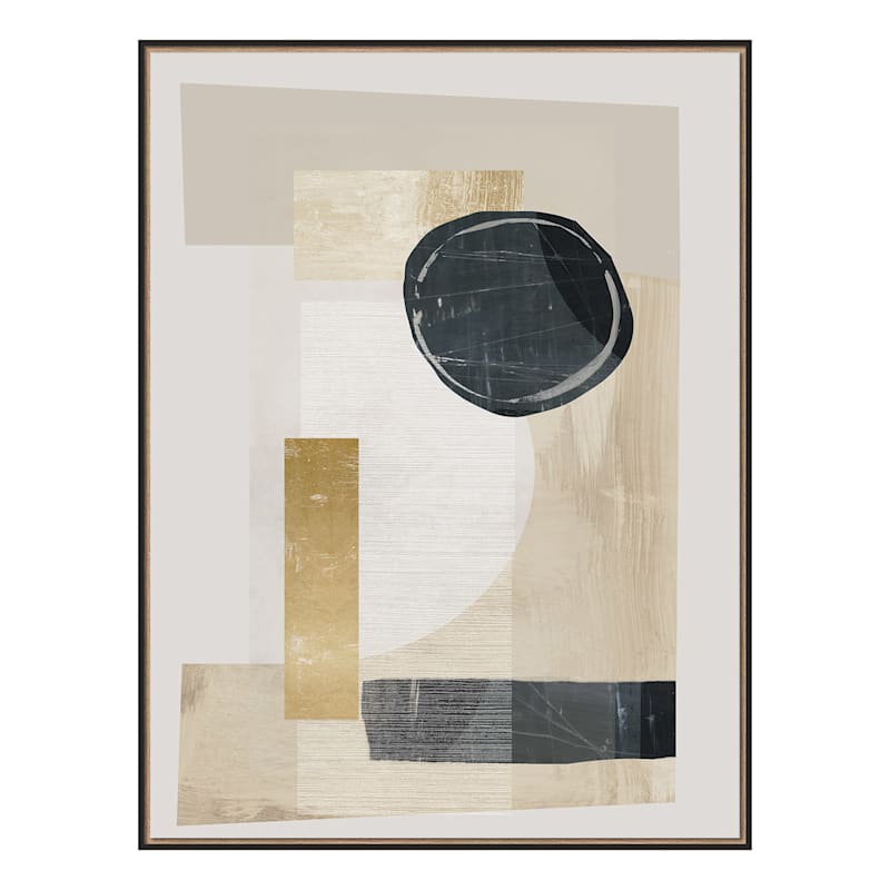 Crosby St. Framed Abstract Canvas Wall Art, 30x40