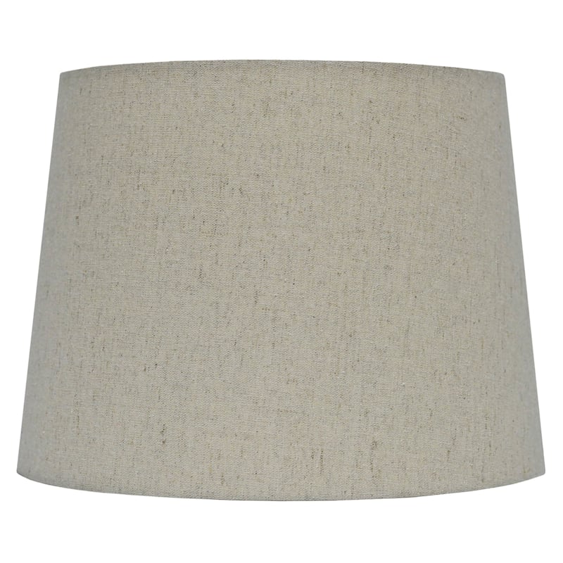Oatmeal Tapered Drum Lamp Shade, 9x14