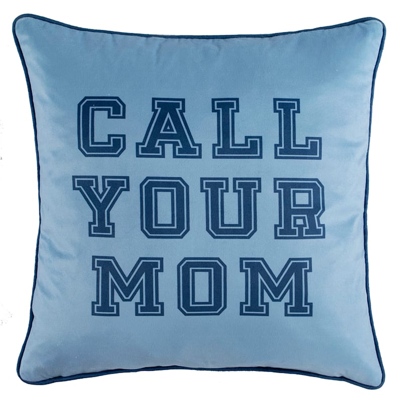 Smart Restart Call Your Mom Throw Pillow 18