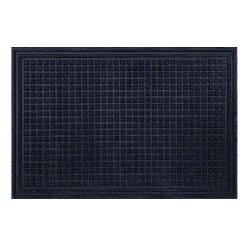 Blue Waffle Impressions Doormat, 24x36