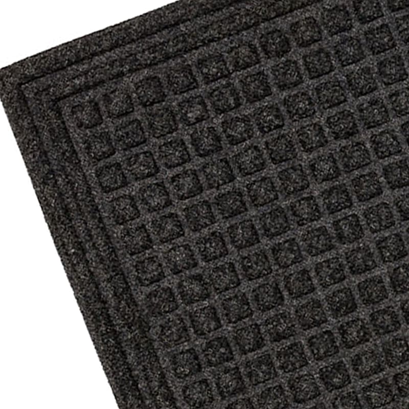 Waffle Black Doormat + Reviews