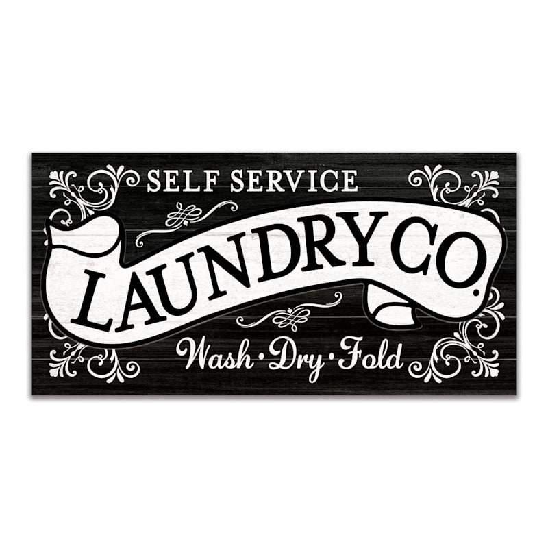 Laundry Wall Sign, 12x24