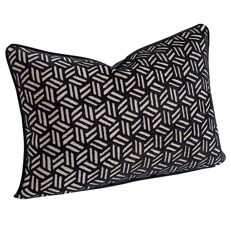 Black oblong pillow hotsell