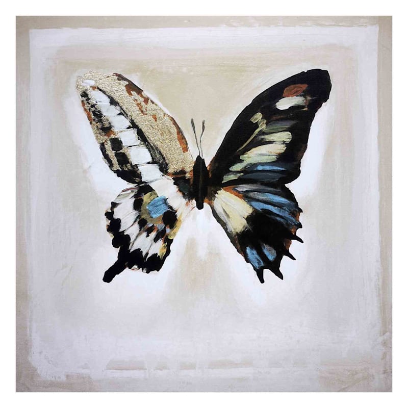 Butterfly Canvas Wall Art, 16"
