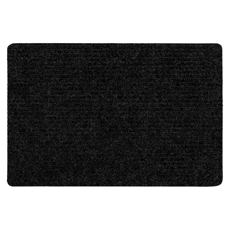 Needle Punch Rug Charcoal 72x96