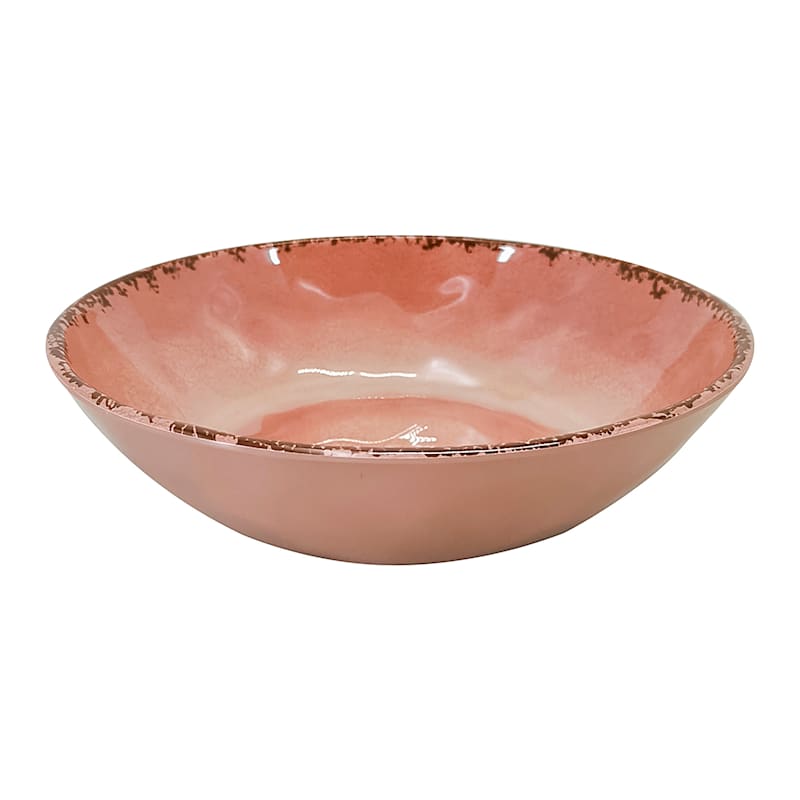 Honeybloom Pink Melamine Bowl, 8"