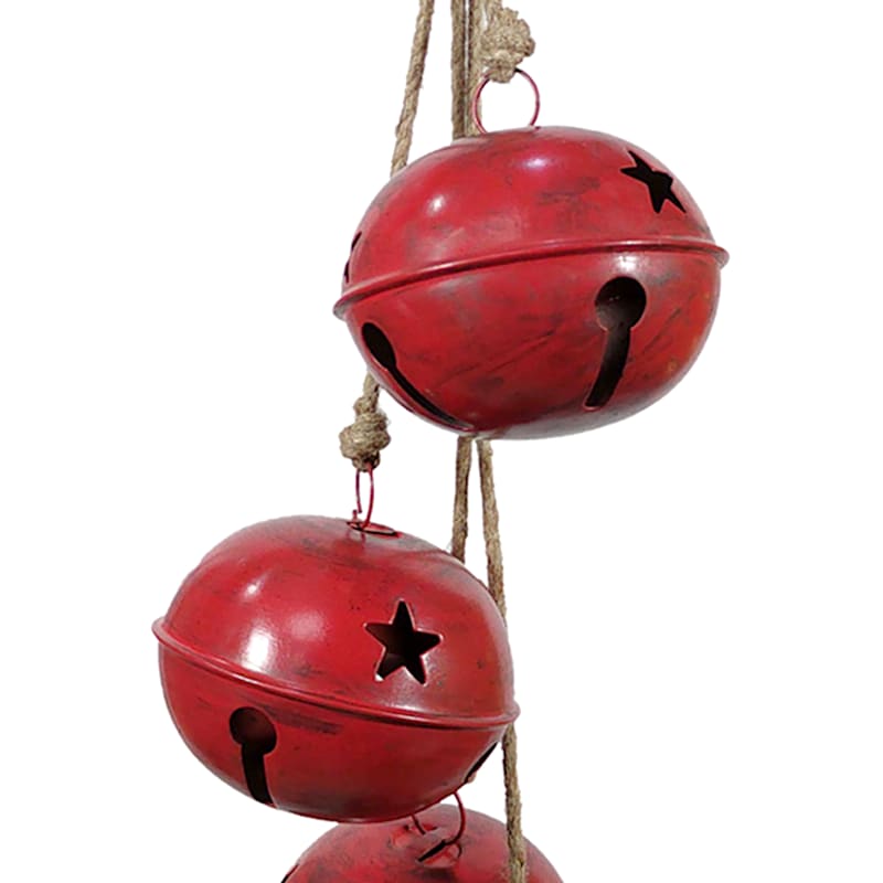 2 Giant Jingle Bells Metal Bells Decoration Compatible With Christmas Tree Jingle  Bells Multicolor Red And White Metal Bells 4 * 4cm
