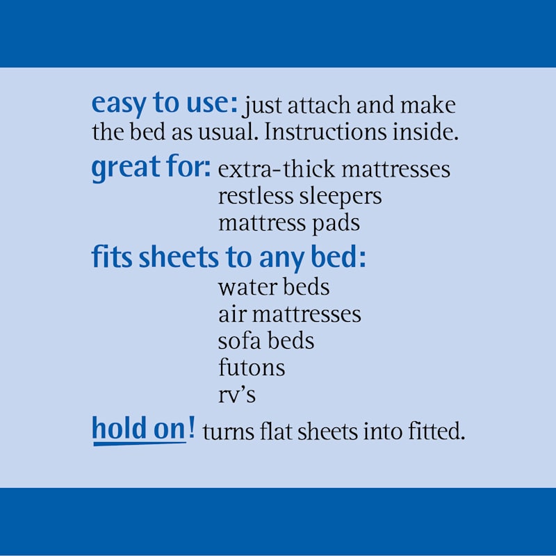 Hold On Sheet Straps