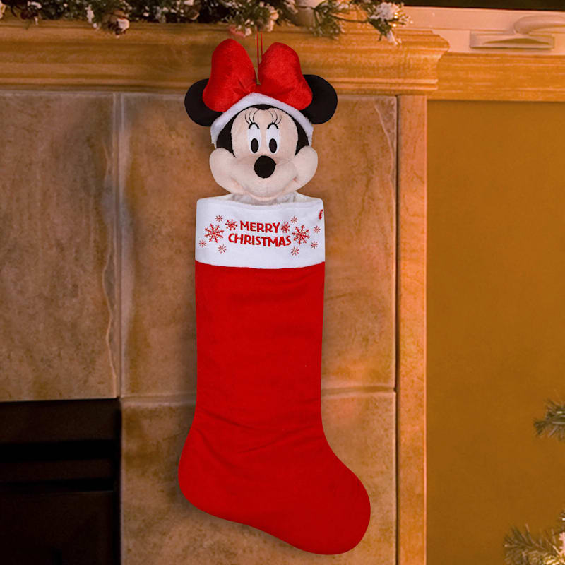 Disney Bath | Disney Mickey & Minnie Mouse Christmas Hand Towels 2 Pack | Color: Red/White | Size: Os | Welovedisney4's Closet