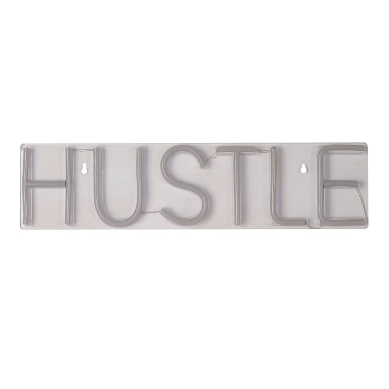 Hustle Neon Wall Sign
