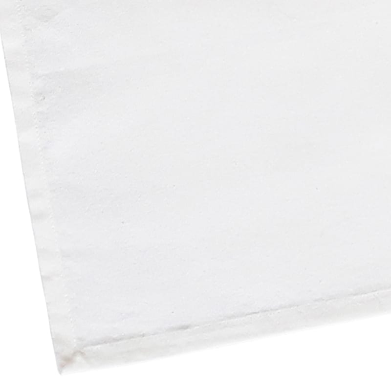 Honeybloom Set of 4 White Cloth Napkins, Cotton Sold by at Home