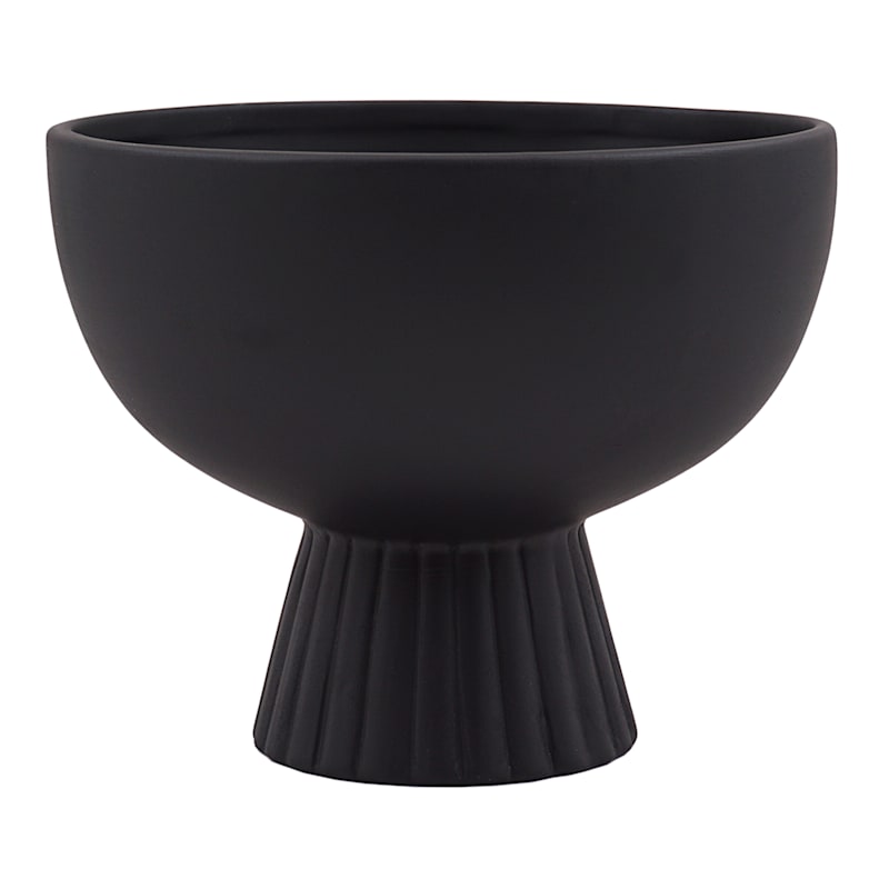 Tracey Boyd Black Ceramic Bowl, 7"
