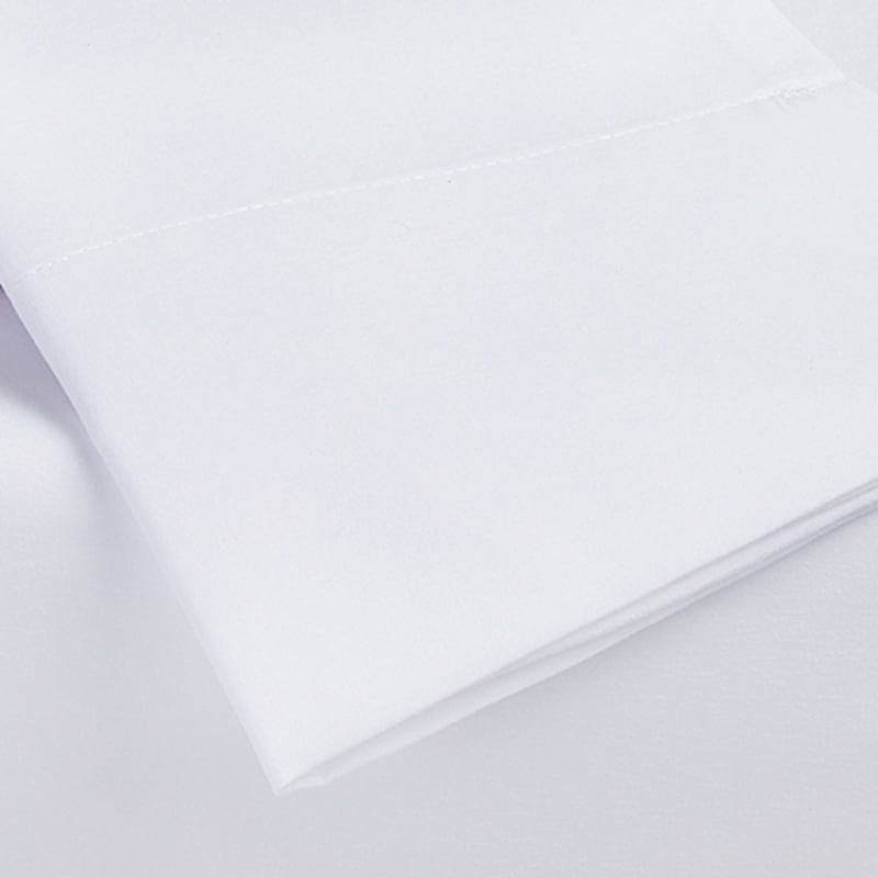 4Piece White Antimicrobial Cooling Microfiber Sheet Set, King