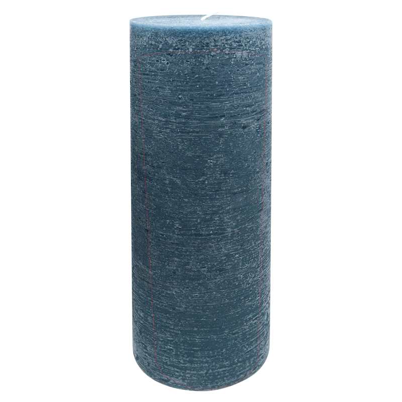 Honeybloom Dark Navy Blue Unscented Pillar Candle, 4x11
