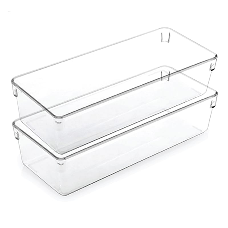 Clear Drawer Organizer, Pack of 2