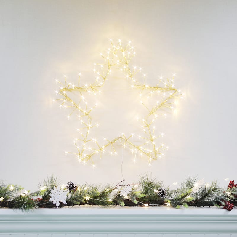  Paper Star Lantern Decoration (Cosmic White 7-Point Lighted Star)  - Perfect for Weddings, Christmas Holiday, Birthday Party Celebration &  Home Decor : Tools & Home Improvement
