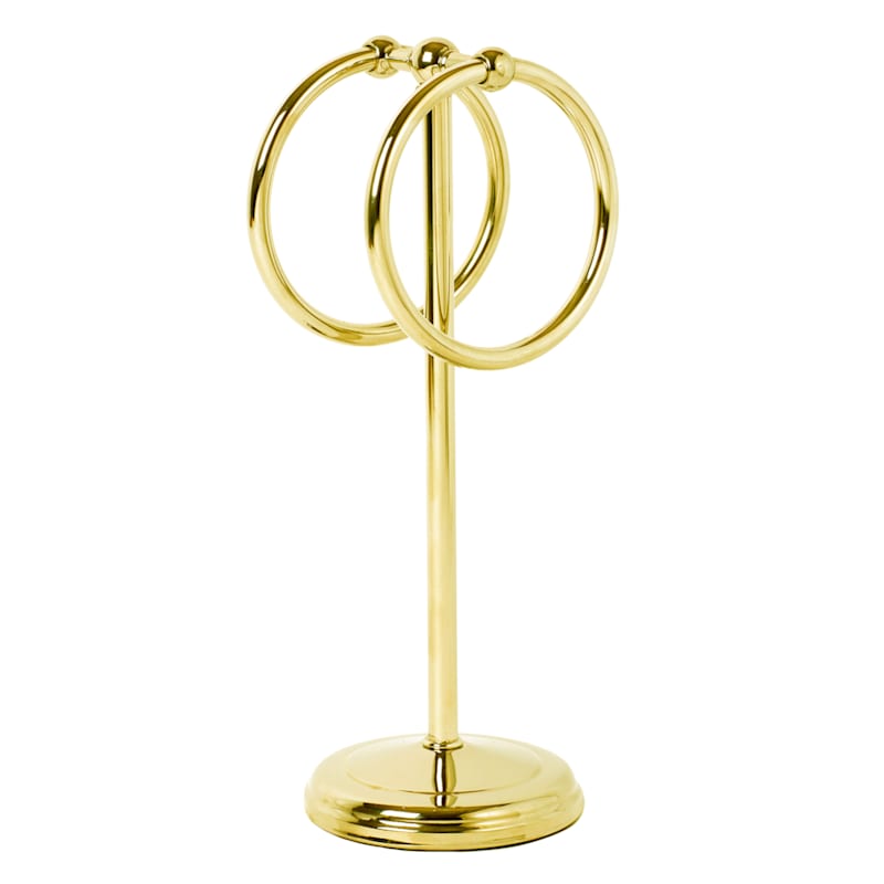Gold hand towel holder stand on sale