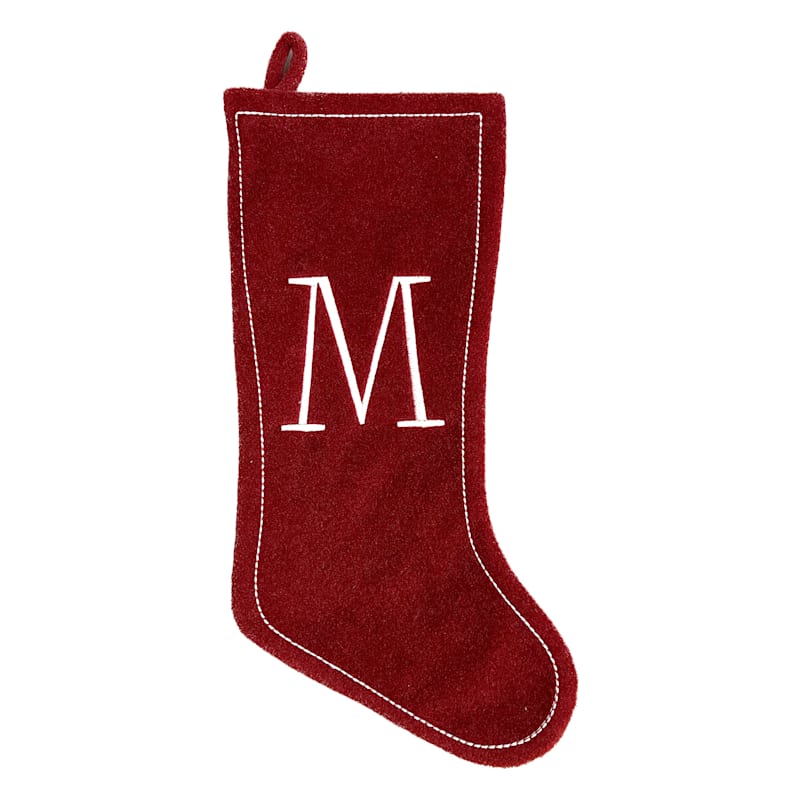 Knit Monogram Christmas Stocking Red B - Wondershop™