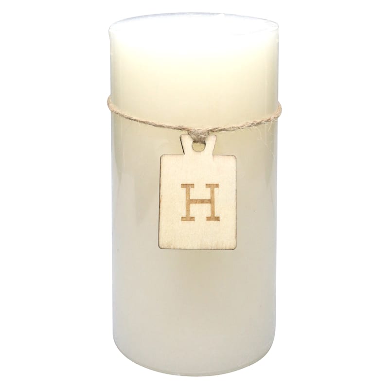 Honeybloom Ivory Unscented Pillar Candle, 3x4
