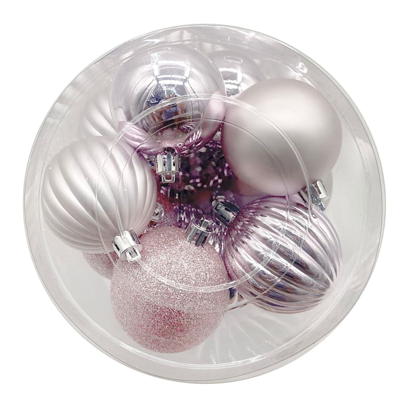 20cm (8) Shatterproof Shiny Ornament - Case of 18 Ornaments