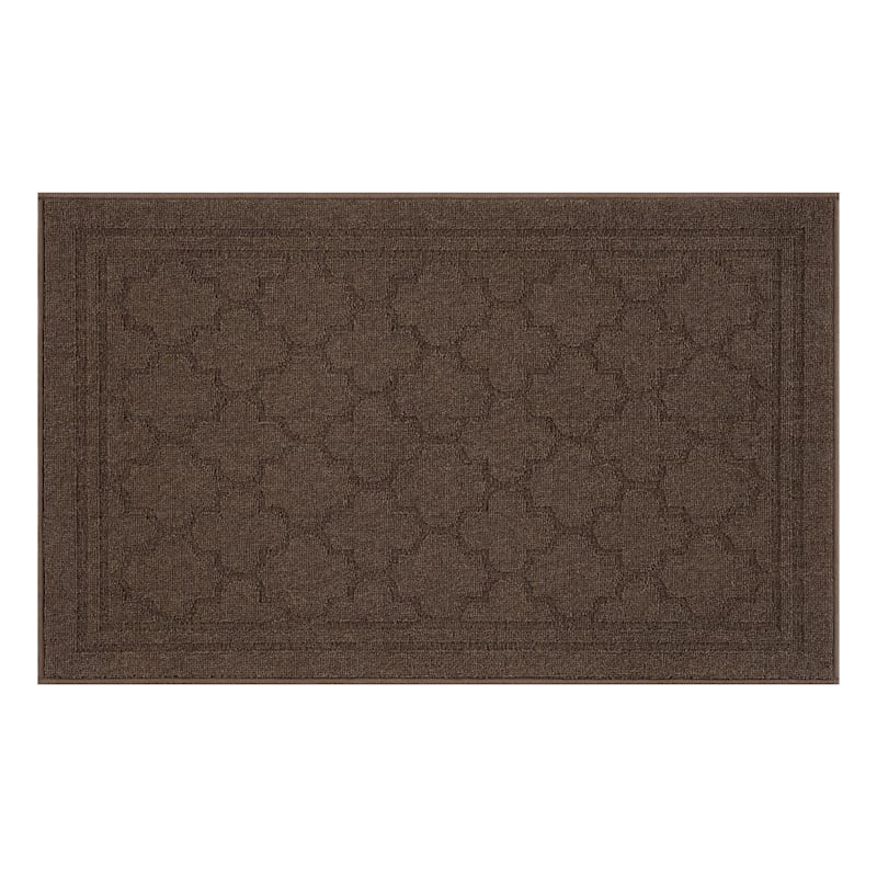 at Home Stella 30 x 48 Brown Accent Rug