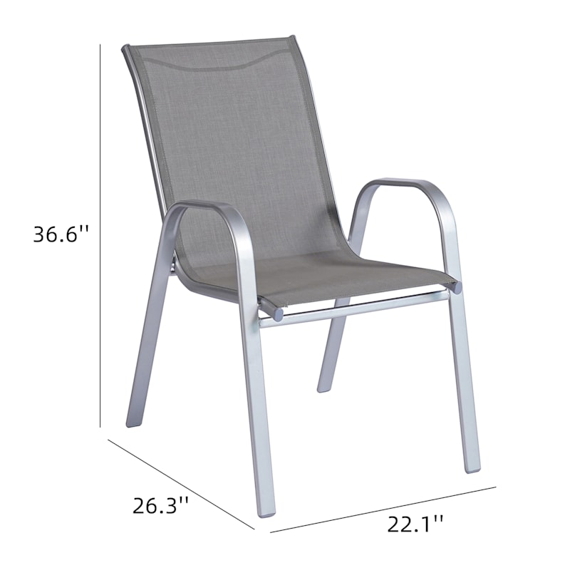 Stacking grey string chair online