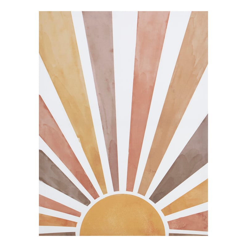 Sun Rays Canvas Wall Art, 12x16