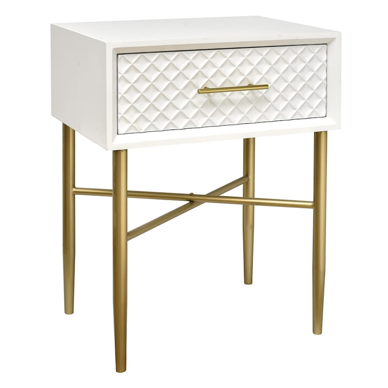One drawer accent shop table