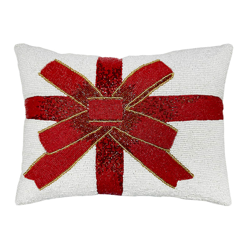 Christmas Pillow Covers Merry Christmas Throw Pillow Decorative Christmas Red Cotton Cloth Linen Cloth Pillow Cover Sofa Cover Decorative Rectangle