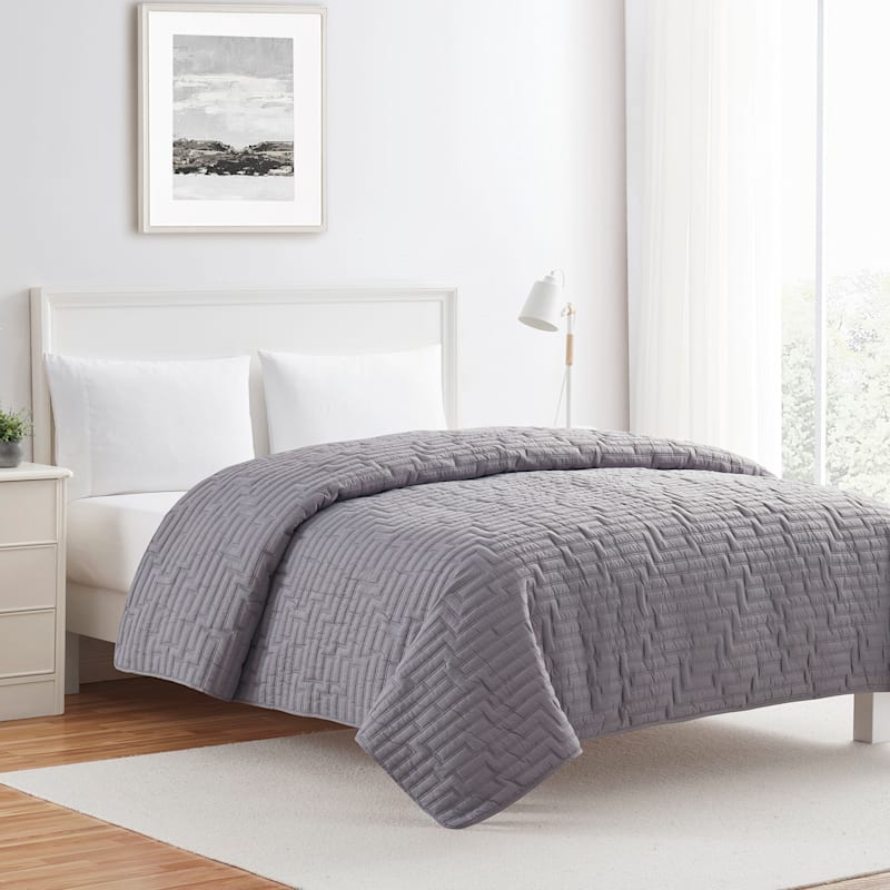 Grey pinsonic throw sales