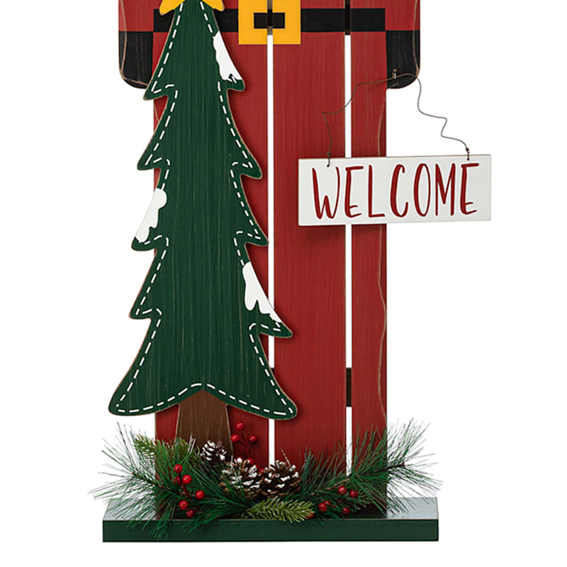 Holiday Hoedown Welcome Santa Stand, 42