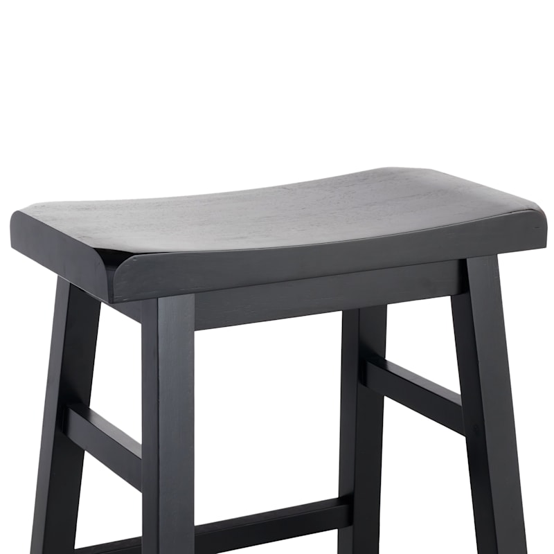 Black saddle counter best sale stools