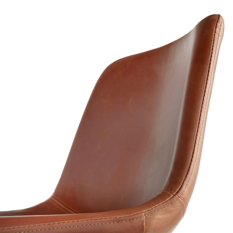 Faux Leather Bar Stool Cushion - Walter Drake