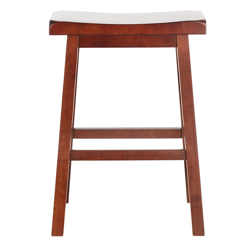 Walnut saddle hotsell bar stools