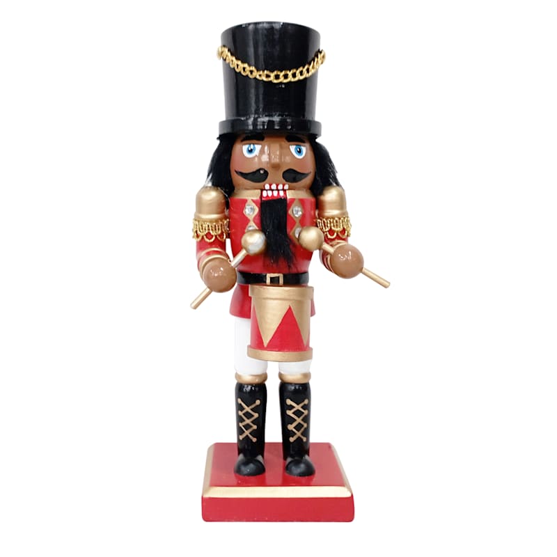 9IN Drummer Nutcracker Decor