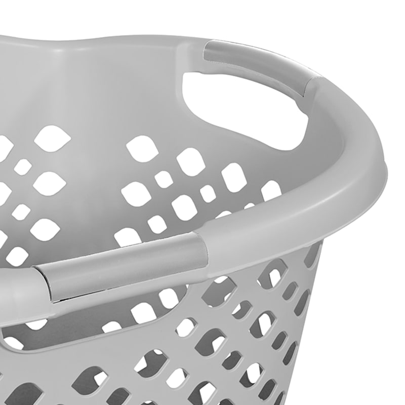 Home Logic 2.5-Bushel Plastic Laundry Hamper in the Laundry Hampers &  Baskets department at