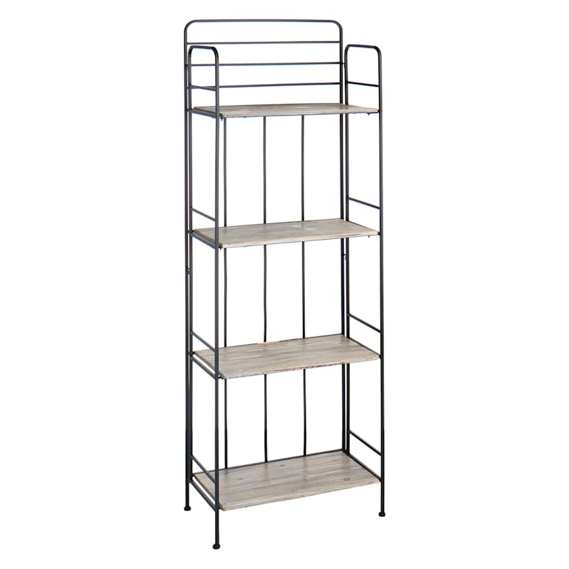 https://static.athome.com/images/w_800,h_800,c_pad,f_auto,fl_lossy,q_auto/v1687956158/p/124266345/4-tier-black-metal-baker-rack-with-folding-wooden-top-shelves.jpg