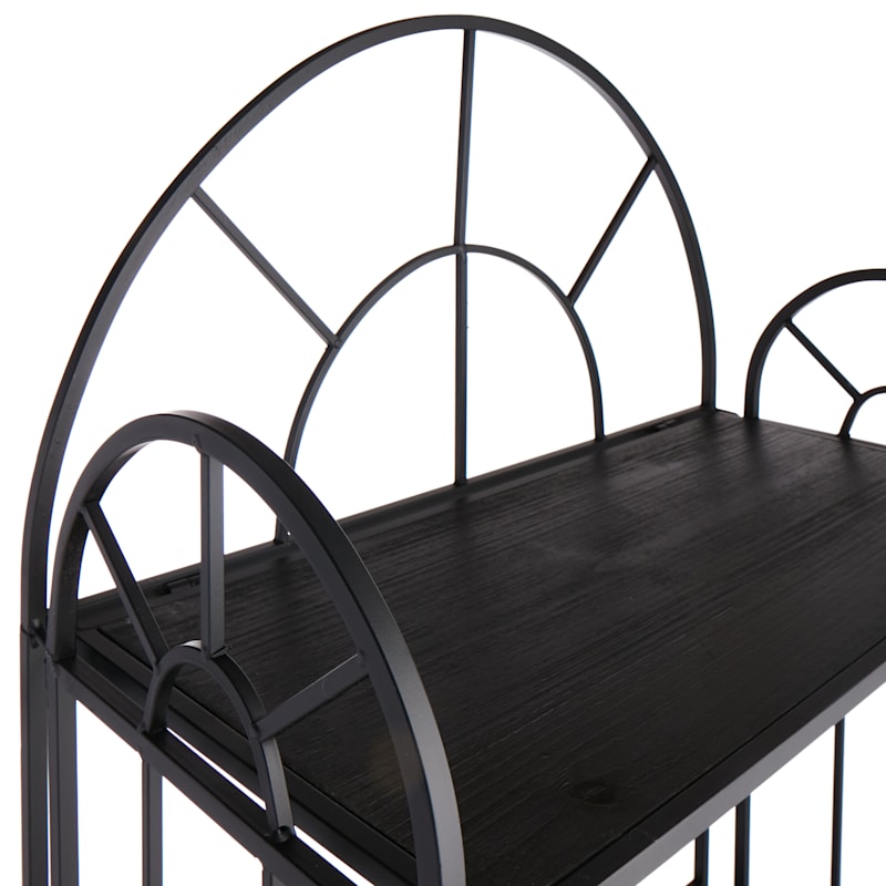 4Tier Archer Bakers Rack, Black