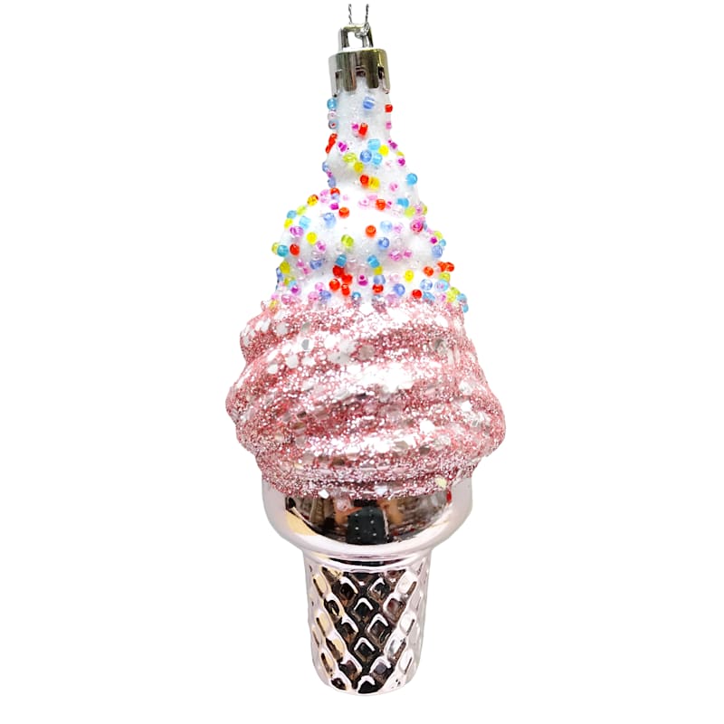 Ice Cream Cone Dropped Dessert Mini Rug