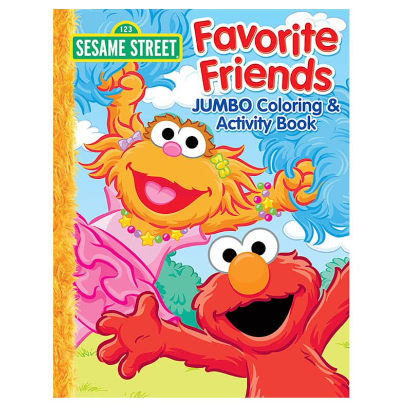 Sesame Street Jumbo Coloring & Activity Book