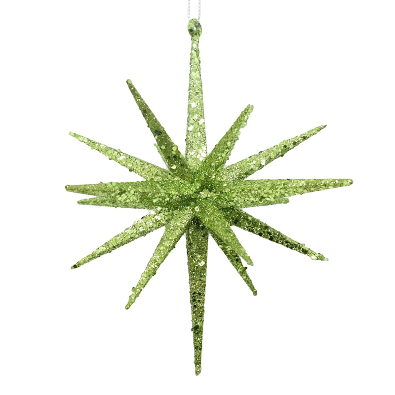 Small Green Starburst Acrylic Tray - Found