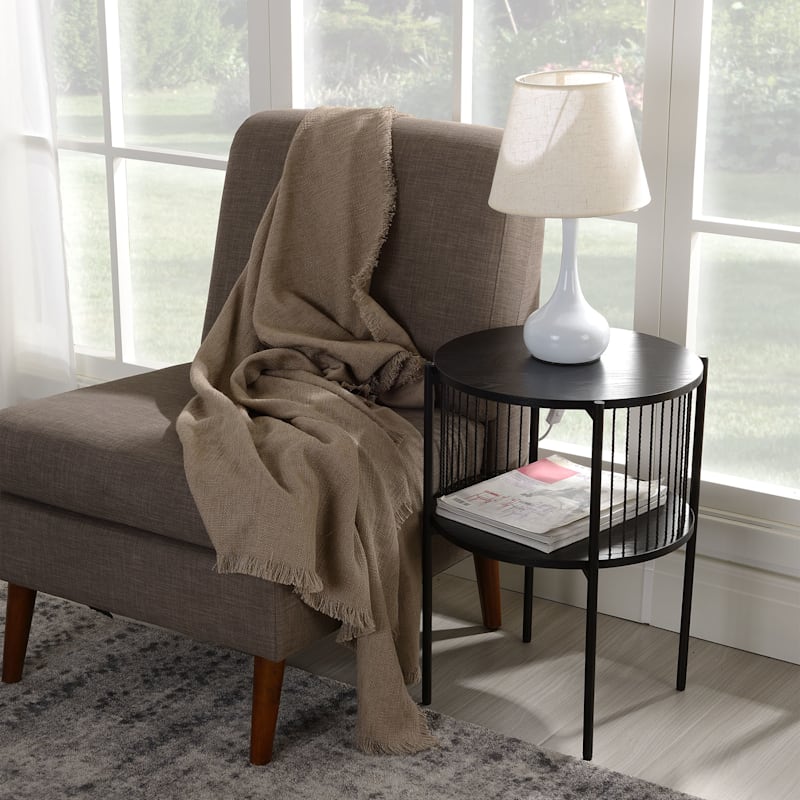 Crosby St. Xander Accent Table Black