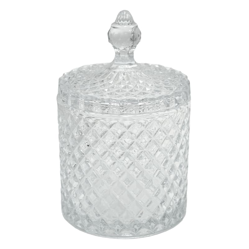 Providence Clear Glass Container, 7"